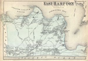 1873 Beers Map Of East Hampton, Long Island, New York Geographicus Easthampton Beers 1873